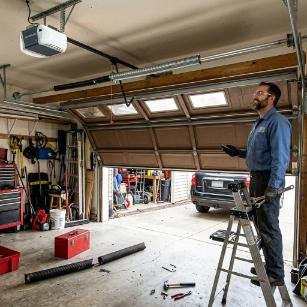 Broken Torsion Spring → Door stuck solid; replaced spring & tested full cycle same day